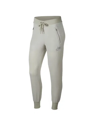 Nike Velour Palazzo Pants In Gray