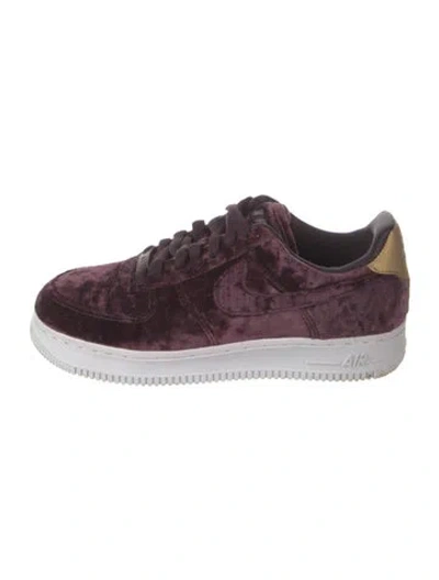 Pre-owned Nike Velvet Sneakers In Purple