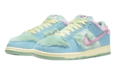 Pre-owned Nike Verdy  Sb Dunk Low Pro Visty Blue Gaze And Enamel Green (men's) Fn6040-400 In Multicolor