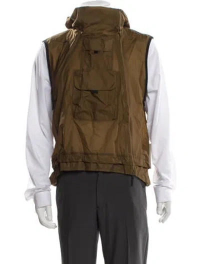 Pre-owned Nike Vest In Brown