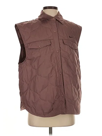 Pre-owned Nike Vest In Brown