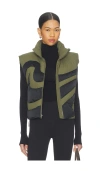 Nike Swoosh Down Vest In Green