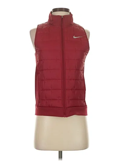 Pre-owned Nike Vest In Red