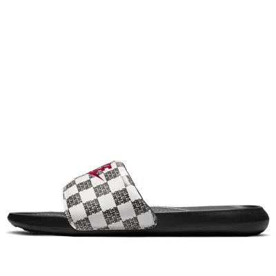 Nike Victori One Black/white/red Slipper In Multi