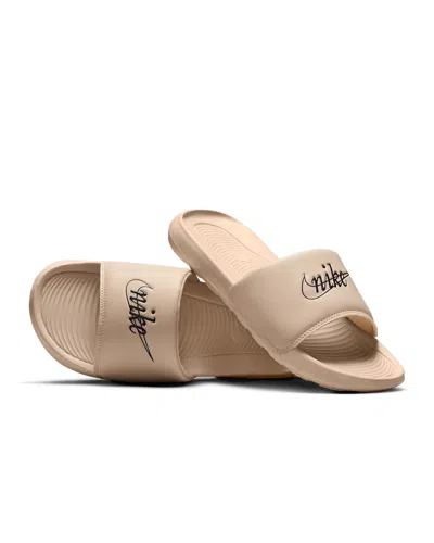 Nike Victori One Hv5793-100 Sandals Womens Sand Drift Slip On Slide Jax402 In Nude