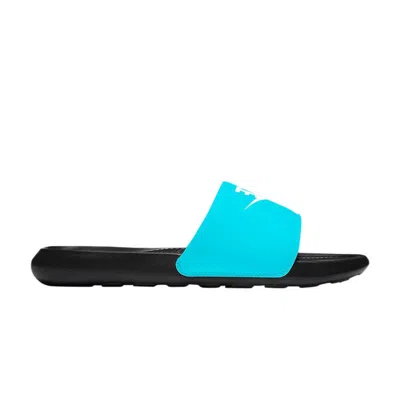 Pre-owned Nike Victori One Slide 'black Chlorine Blue'