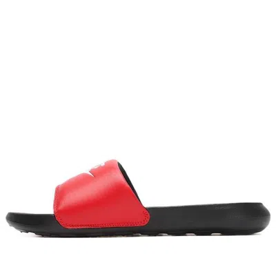 Nike Victori One Slide Mix Cozy Non-slip Sports Black Red Sandals 'red Black'