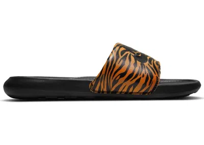 Pre-owned Nike Victori One Slide P Cheetah Print (women's) Sneakers In Black