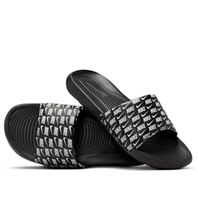 Nike Victori One Slide Print 'repeat Logo - Black'