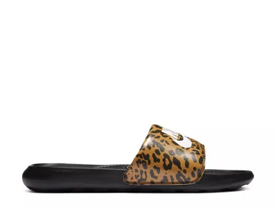 Nike Victori One Slide Sandal In Animal Print