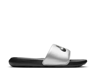 Nike Victori One Slide Sandal In Silver