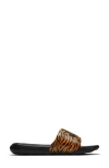 Nike Black & Tan Victori One Slides In Black/black