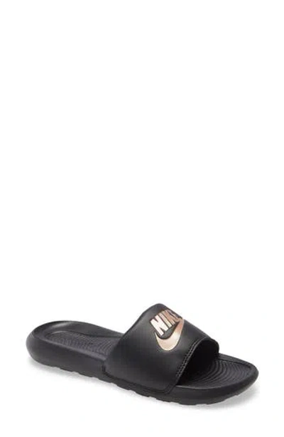 Nike Victori Slide Sandal In 001 Black/mrdbrz