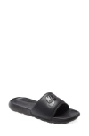 Nike Victori Slide Sandal In Black/black/black