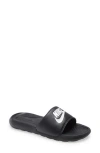 Nike Women's Victori One Slides In Black/white/black