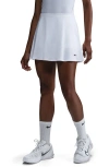 Nike Victory Dri-fit Mid-rise Tennis Skort In White