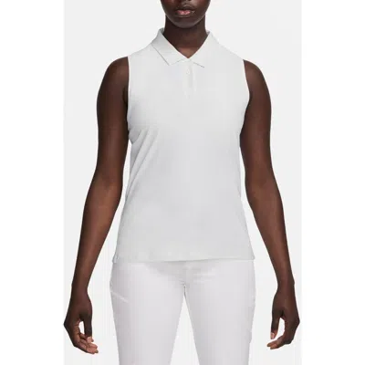 Nike Victory Dri-fit Sleeveless Polo In White