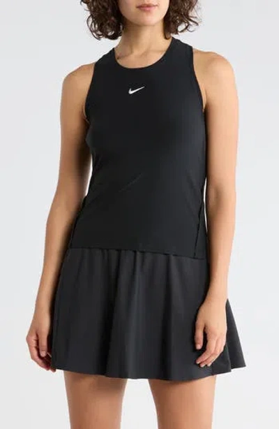 Nike Victory Dri-fit Tennis Tank In Black