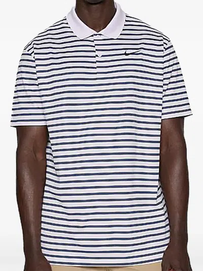 Nike Victory Stripe Performance Polo In White