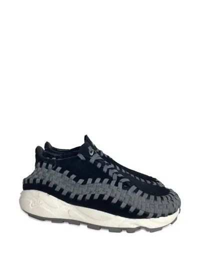 Pre-owned Nike Vintage Air Footscape Woven Sneakers In Black