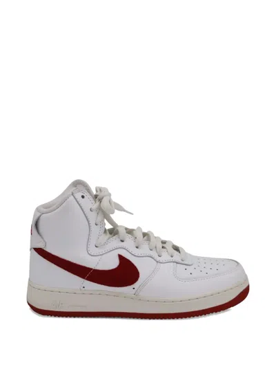 Pre-owned Nike Vintage Air Force 1 High 'nai Ke' Sneakers In White