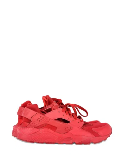 Pre-owned Nike Vintage Air Huarache Exoskeletal Cage Sneakers In Red