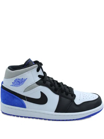 Pre-owned Nike Vintage Air Jordan 1 Mid Sneakers In Black