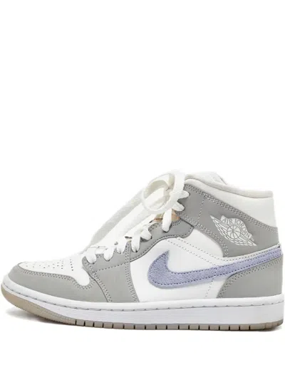 Pre-owned Nike Vintage Air Jordan 1 Sneakers In Gray