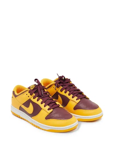 Pre-owned Nike Vintage Dunk Arizona State Sneakers In Yellow