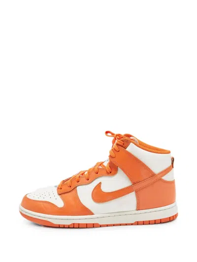 Pre-owned Nike Vintage Dunk High Syracuse Sneakers In Orange