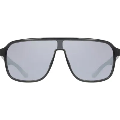 Nike Vintage Flyer 64mm Shield Sunglasses In Gray