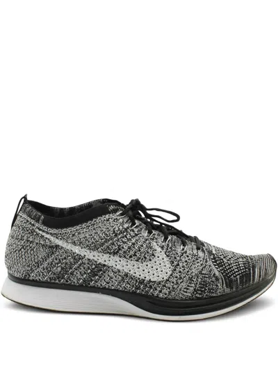 Pre-owned Nike Vintage Flyknit Racer Sneaker In Black