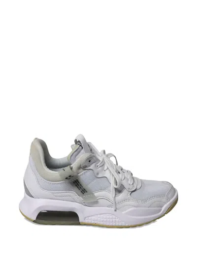 Pre-owned Nike Vintage Jordan Ma2 Calf Leather Sneakers In White