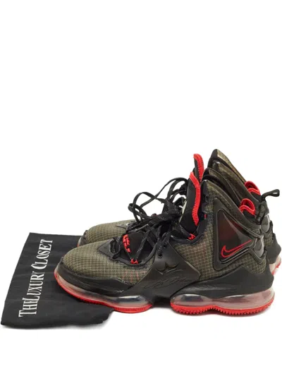 Pre-owned Nike Vintage Lebron 19 High-top Sneakers In Green