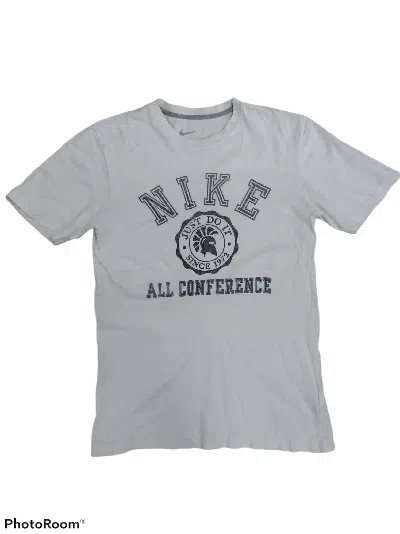 Pre-owned Nike Vintage  All Conference Tees In White