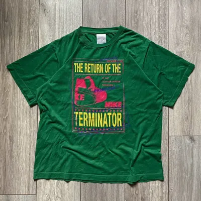 Pre-owned Nike Vintage  T-shirt Terminator The Return Of The Green