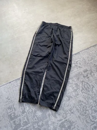 Pre-owned Nike Vintage Nylon Woven Track Pants Baggy Parachute Suit In Black