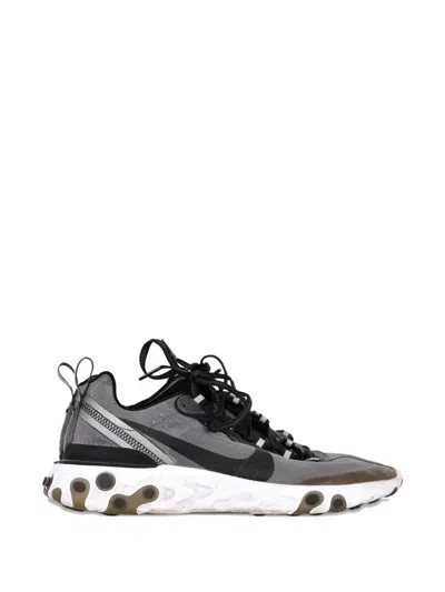 Pre-owned Nike Vintage React Element 87 Sneakers In Gray