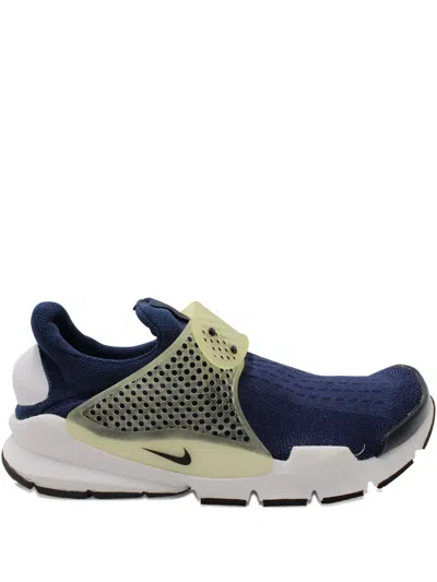 Pre-owned Nike Vintage Sock Dart Slip-on Sneakers In Blue