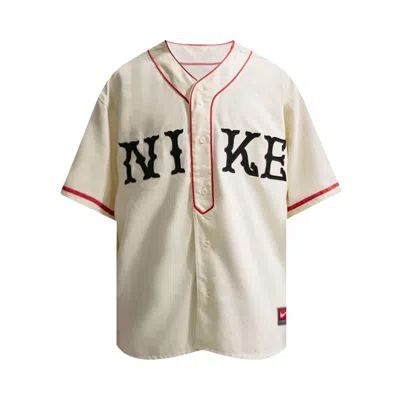 Pre-owned Nike Vintage Sport Top 'coconut Milk/university Red/black' | White | Men's Size S