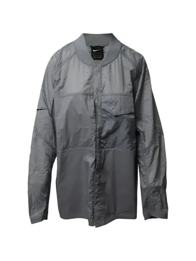 Pre-owned Nike Vintage Tech Pack Chest-pocket Jacket In Gray