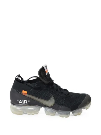 Pre-owned Nike Vintage X Off-white 2018 Vapormax Fk Sneakers In Black