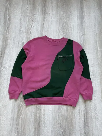 Pre-owned Nike Vintage Y2k  Custom Sweatshirt Zip Pockets In Multi