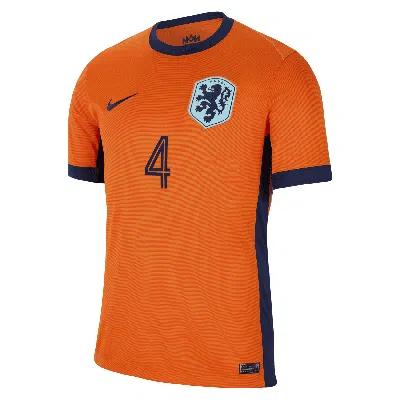 Nike Virgil Van Dijk Netherlands National Team 2024 Stadium Home  Men's Dri-fit Soccer Jersey In Orange
