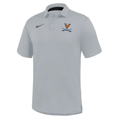 Nike Virginia Tour  Men's Dri-fit College Polo In Gray