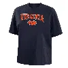 Nike Virginia  Women's College Boxy T-shirt In Blue