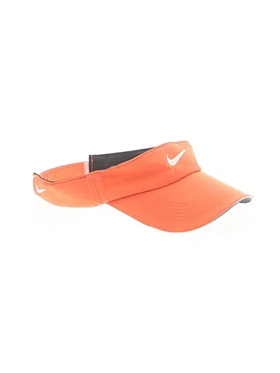 Pre-owned Nike Visor In Orange