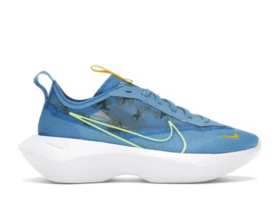 Pre-owned Nike Vista Lite Ghost Green (women's) Sneakers In University Blue/speed Yellow/white In Multi