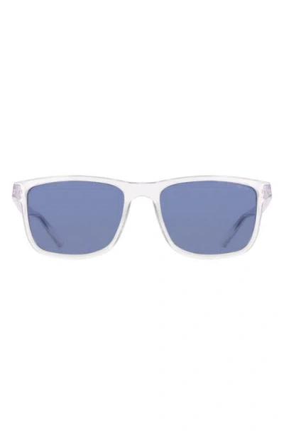 Nike Vital Core 55mm Round Sunglasses In Blue
