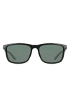 Nike Vital Core 55mm Round Sunglasses In Green
